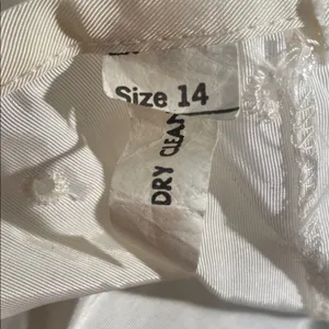 Vintage 80’s Bone White‎ Lace Dress Sise S/M thumbnail 8