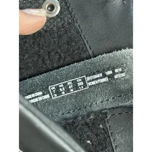 Women's Clarks-Carima Luna-Black Leather Textile Zip Boots Sz 9.5 M C-2 thumbnail 8