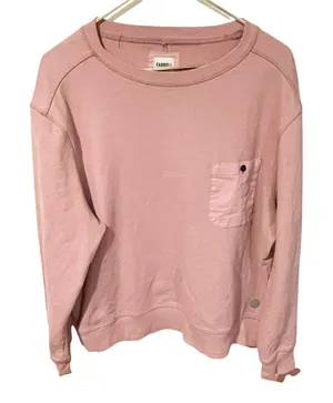 Farrell London Womens XXL Pink Plus Size‎ Crewneck Front Pocket Sweatshirt thumbnail 1