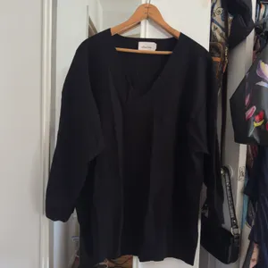 Wilfred Free Black Souvenir 3/4 Sleeve Knit Sweater thumbnail 3