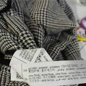 ZARA Womens Cropped Jacket XS Black White Houndstooth Plaid Preppy Chic Academia thumbnail 11