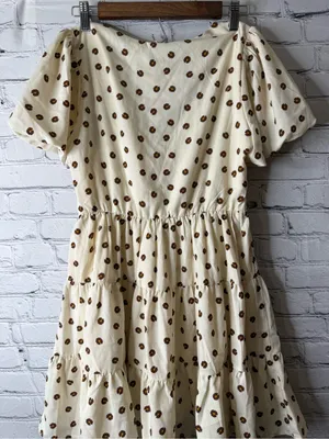 Petal and pup Cream Floral Tiered Babydoll Dress size 4 thumbnail 5