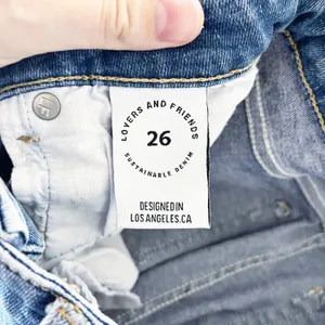 Lovers + Friends Ricky Low Rise Skinny Jeans Walk of Fame Star Print Y2K Indie thumbnail 10
