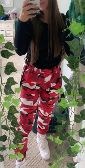 kréamy camo cargo pants thumbnail 5