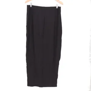 Naked Wardrobe Black Viscose Stretch Bodycon Maxi Skirt Plus Size 3X thumbnail 5