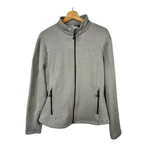 Mountain Hardwear Womens size Large Microchill Full Zip Up Jacket Gray Hiking thumbnail 1