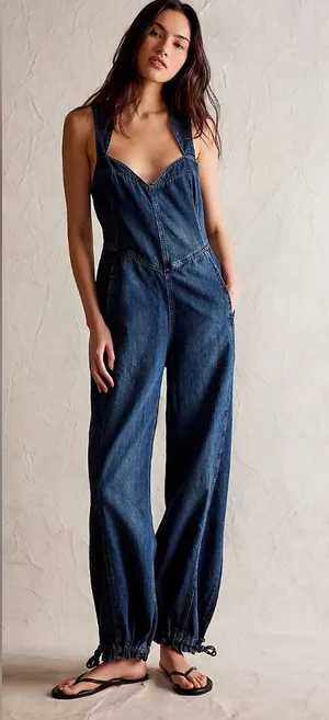 NWT We The Free Match Point Jumpsuit Size S thumbnail 1