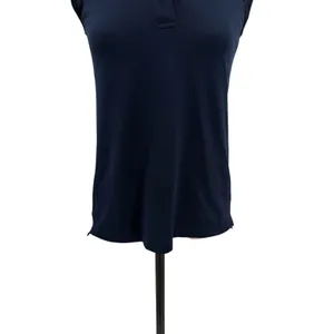 Tory Sport by Tory Burch Sleeveless‎ Golf Polo Shirt Navy Blue Size XS thumbnail 3