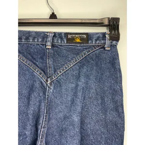 Rocky Mountain Jean Company Rockies High Waisted Western Size 30 11 VTG Pleated thumbnail 4