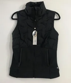 Calia Women's Cold Dash Run Vest in Pure Black size XS NWT thumbnail 1