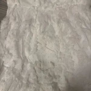 Selfie Leslie Women’s Large One Shoulder White Mini Lace Dress NWT thumbnail 9