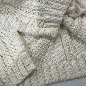 Vintage Woolrich Cable Knit Tunic Sweater Made In USA Women’s M Cotton NEW NOS thumbnail 11