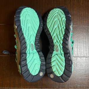 Chacos Outcross Evo 1 Womens 7 Water Hiking Shoes Gray Teal J105368 Gorpcorp thumbnail 4