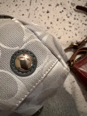 COACH Brooke Jacquard‎ Satchel Handbag Gray J1072-F15533 thumbnail 9