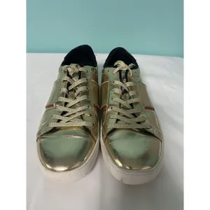 Aldo Metallic Rose Gold Lace Up Women's Designer Sneakers US Size‎ 7 S-437 thumbnail 2