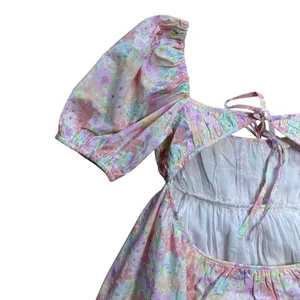 For Love & Lemons Floral Babydoll Kennedy Mini Dress Womens M thumbnail 9