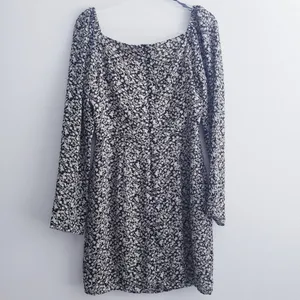 Lulu's Floral Long Sleeve Square Neckline Mini Dress thumbnail 7