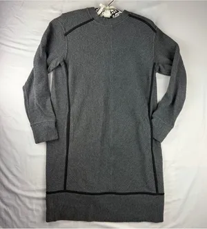 Lululemon Athletica On Repeat Dress Size 6 Heathered Grey Oversized Athleisure thumbnail 1