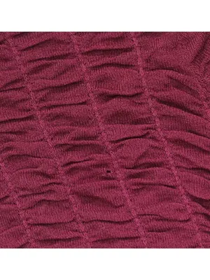 DKNY Womens Superfine Textured Lightweight Top P52SAW83 Beet Red XL thumbnail 7