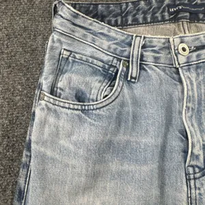 Levis Made Crafted Womens Two Tone Side Stripe Straight Leg Jeans 26 Cotton Blue thumbnail 11