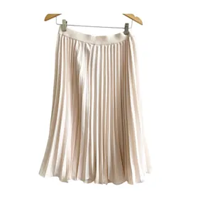 Grace Karin Midi Skirt Women's L Blush Pink Pleated Elastic Waist Coquette thumbnail 2