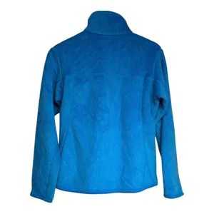 Patagonia Womens re-tool snap-t Fleece Pullover Jacket Small‎ Blue Mock Neck thumbnail 2