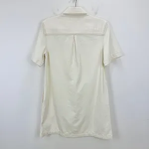 Madewell Denim Boxy Shirtdress Vintage Canvas White Relaxed Mini Small NWT thumbnail 12
