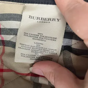 BURBERRY London QUILTED JACKET WOMENS Small BLACK Button Nova Double Breast thumbnail 14