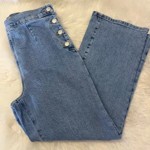 J.Crew Slim Wide-Leg Sailor Jeans Atlantic Wash High-Rise Size 27 thumbnail 6