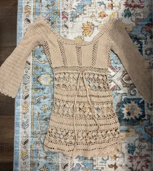 Crochet Knit Dress thumbnail 1