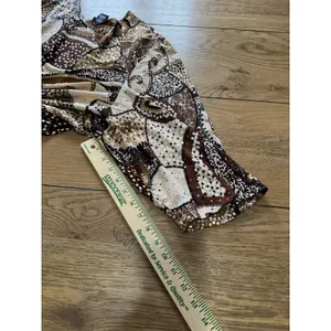Maggie‎ Barnes Tunic Top Women Size 4X Sequin Stretch Embellished Art Classic thumbnail 8