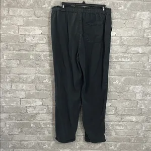 Aerie Charcoal High Waisted Tie-Waist Pants thumbnail 3