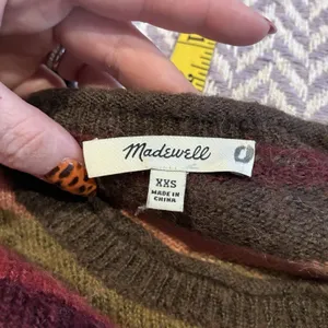 Madewell Striped Sweater Wool Alpaca Blend Women’s Size XXS thumbnail 7