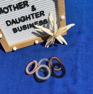 Cord Hair Ties! All 6 ties! thumbnail 1