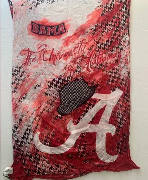 Alabama Crimson Tide Scarf Emerson Street 70” thumbnail 1