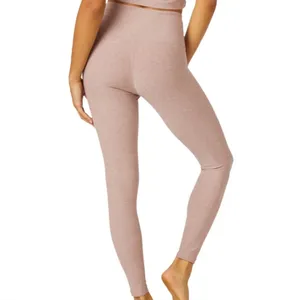 Beyond Yoga Caught in the Midi Light Dusty Pink 24in Workout Leggings M thumbnail 4