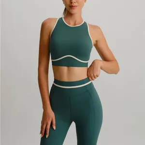Berlook Dark Green Round Neck Line Tank Top thumbnail 3