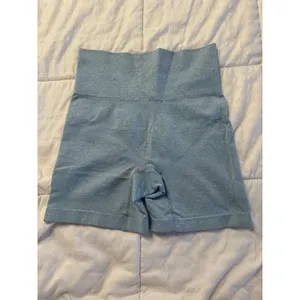 Blue Stretch Bike Shorts Athletic Wear Sport Women's Small thumbnail 6