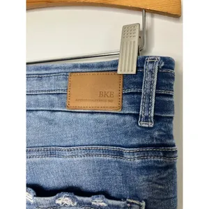 BKE denim Parker jeans high rise ankle skinny distressed destroyed women size 29 thumbnail 5