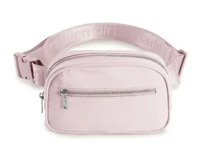 NWT madden girl Solid Fanny Pack in pale pink. thumbnail 1