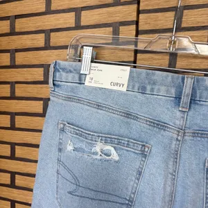 American Eagle Curvy Mom Jeans‎ Size 18 thumbnail 9