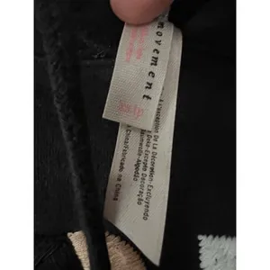 Free People Movement‎ Freestyle black Embroidered Short Sleeve Hoodie Size XS thumbnail 4