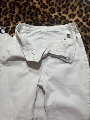 High-waisted flare jeans, size L. thumbnail 6