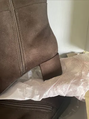 Bandolino Dark Brown Over-the-Knee Suede Boots thumbnail 4