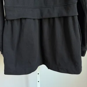 Gap sz M black 100% cotton hooded jacket‎ thumbnail 2