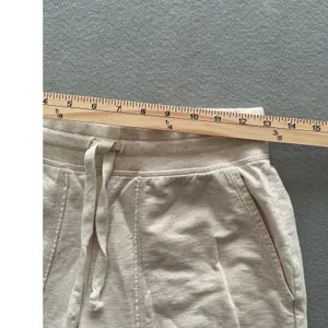 Aerie Joggers S Long Oatmeal Heather Cotton Drawstring High Waist Lounge Pants thumbnail 7