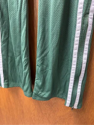 Abercrombie & Fitch A&F Vintage 2000s 90s Y2K Nylon Track Pants Green Medium thumbnail 9