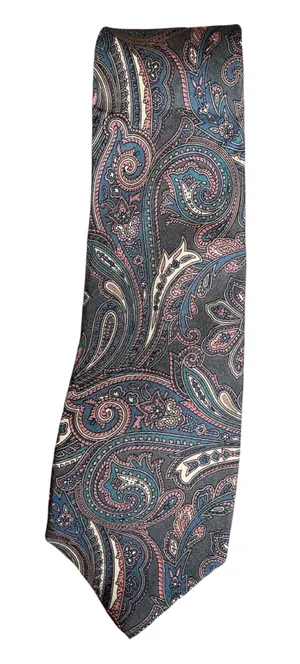Vintage Rooster Necktie – Paisley Print – Exclusive for Kaufmann’s Pittsburgh thumbnail 1