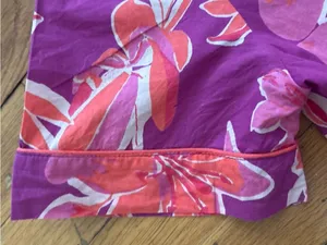 SAATVIK Floral Fuschia Pajama Set Size Medium thumbnail 3