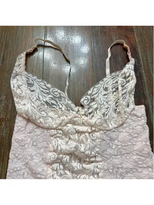 Henson Kickernick Pink Lace Camisole Made in USA Medium thumbnail 2